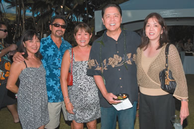 Janyce and Lance Higa, Nancy Higa, Kenneth Uemura and Joy Funakoshi