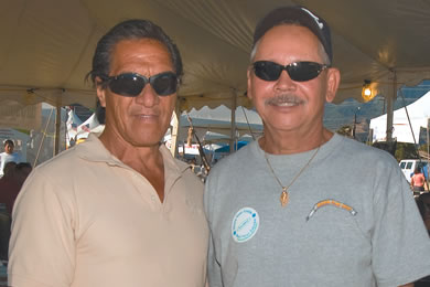 Larry Kuamoo and Cal Domen 