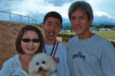 Gail, Justin and Charles Lam