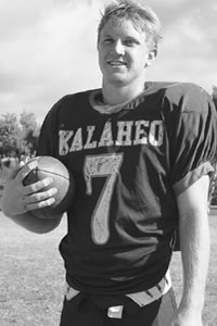Mustangs' quarterback Cody von Appen.