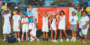 Meet the victorious 18-and-under Kaneohe Marine Corps Academy tennis team