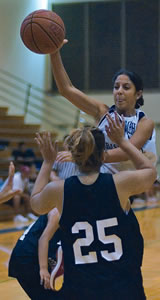 Kahaluu athlete Pualei Furtado, shown on last year's Hawaii Select all-stars, is a key to the 2008 effort, according to her coach.