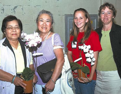Violet Yamaji, Elaine Aron, Alexis and Norma Tansey