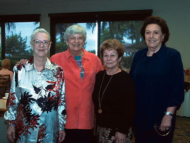 Leney Vine, Connie Culbertson, Jan Towell and Shirley Voris