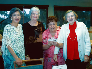 Frances Yee, Donna Stisher, Marlene Greer and Marion Hotchkiss