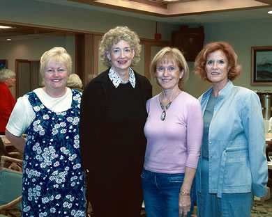Nancy Varner, Marcie Purdy, Sandy Delmonte and Mimi Thies