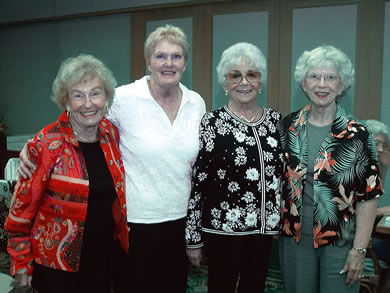 Doris Harrison, Bea Cesarz, Patty Gesser and Roberta Lytle