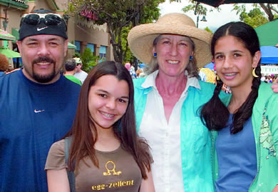 Robert and Alicia Miller, Cathy and Teresa Shun