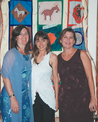 Denys Vonderttaar, Suzan Thompson and Lisa Currie