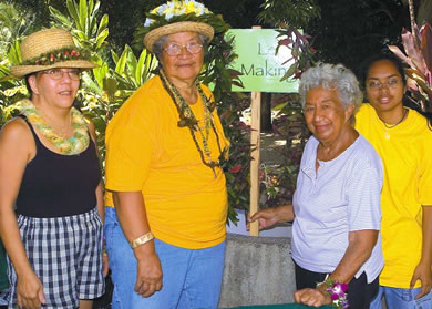 Jennie Lee, Ethel Kahili, Leatrice and Aloha Villarin