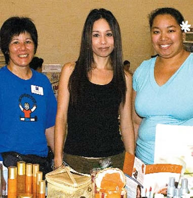 Donna Yamamoto, Joanne Tsuda and Johanna Saavedra