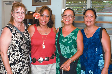 Nersa Miller, Keahi Conjugacion, Nona Oshiro and Leiali‘i Chow