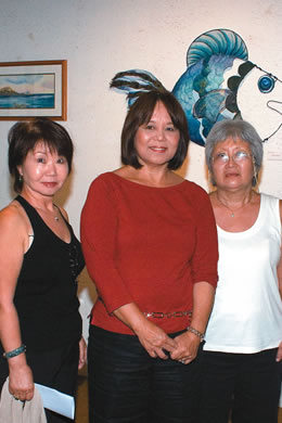 Setsu Meyer, Jean Nakasone and Doreen Louie
