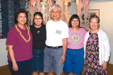 Audrey, Bethanie, Clifford and Desiree Chang and Lily Lau