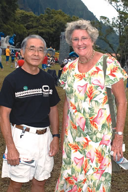 Francis Kubota and Rep. Colleen Meyer