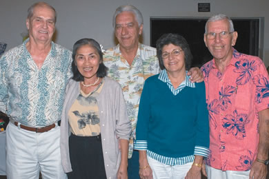Tom and Suzanne Cajski, Keith and Jan Williams, Ray Makowski