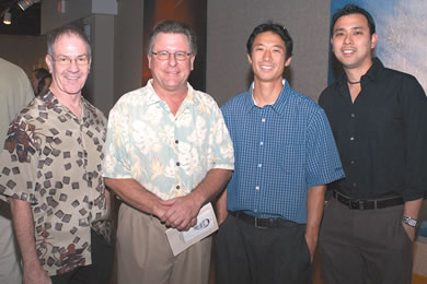 Gregg Lizenbery, Steve Knox, Joshua Yap and David Izumo