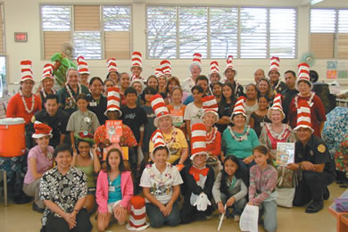 Kailua Elementary School readers and escorts