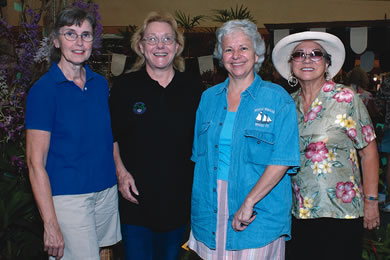 Phyllis Burkle, Barbara Cox, Andrea Fruggiero and Perla Alvarez