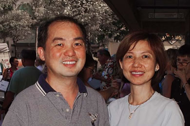 Richard Wong and Annie Au