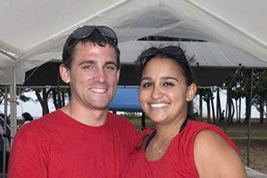 Michael Hanna and Natalie Hernandez