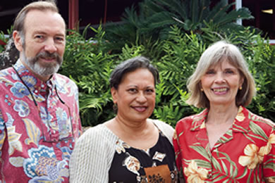 Jim Turse, D.Keala Naluai and Cindy Turse