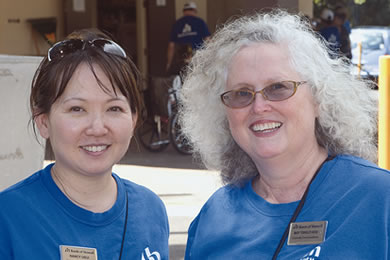 Nancy Usui and Mary Townsley-Ross