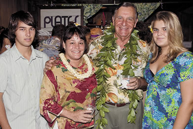 Rex Huetter, Jennifer Schneider, Stanley Yeackel and Tahiti Huetter