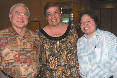 Donald Yim, Daphne Kauhane and Kathy Yim