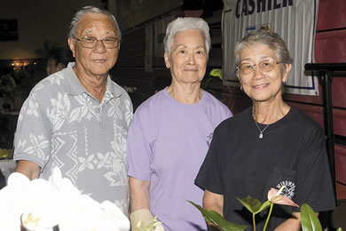 Bernard Lee, Betty Oshima and Elizabeth Lee