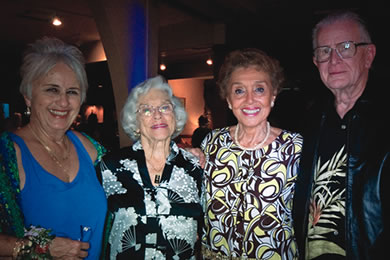 Joan Bennett, Marian Williams, Betty Lou Nobriga and Alan Lloyd