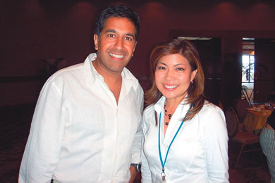 Dr. Sanjay Gupta and Jill Kuramoto