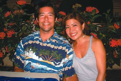  Jill Kuramoto with husband Dave Randall