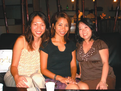 Maggie Li, Rosemarie Bernardo and Nadine Kam