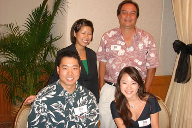 Rebecca Pang, Dave Reardon, Kevin Hashiro and Krislyn Hashimoto