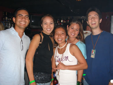 James and Melissa Moniz, Lei Melket of Keahiwai, Nicole Abella and Jon Yamasato