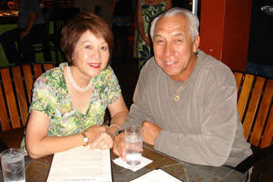 Linda Wong and Danny Kaleikini