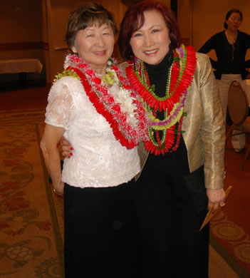 Jeanie Chun and Patsy Takaesu