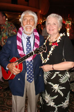 Bill Tapia with Nancy Enos