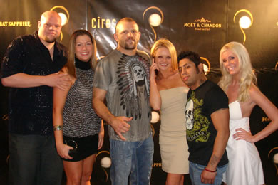 Chuck Liddell with friends