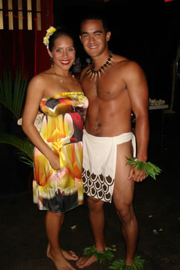Miss Hawaii Pilialoha Gaison with Pookela McArthur