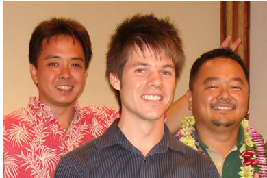 Herb Ohta Jr., Alan Okami and Daniel Herbert