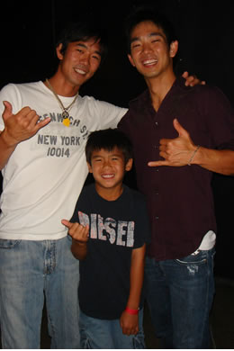 Bruce Shimabukuro, Micah Tong, and Jake Shimabukuro