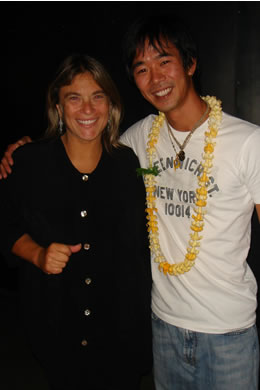 Bruce Shimabukuro and Liz Schwartz