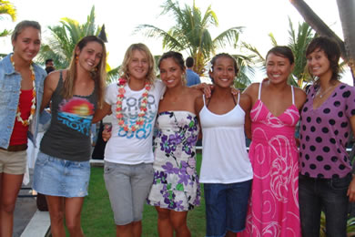 Outrigger Hosts Reception For Roxy Girls