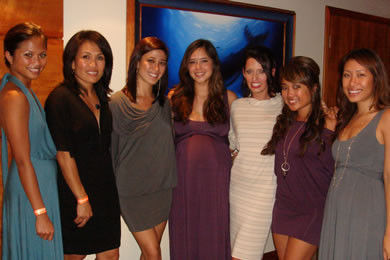 Koko Cabana owner Gina Johnson (second from left) with her staff Chari Cortez, Jasmine Slovak