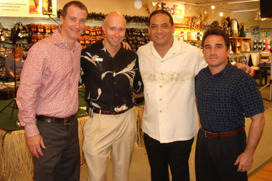 Jeffrey Williams, Justin Romig, Billy V and Jerry Pupillo