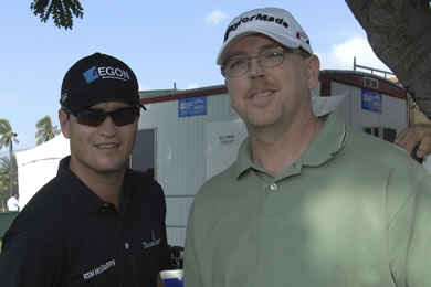 Mark Avery with 2007 Masters Tournament champion Zach Johnson.