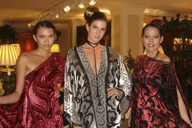 The event featured a fashion show of The Cicada Fashion Collection by Monique Zhang and Neiman Marcu