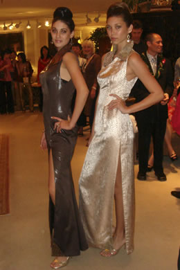 The event featured a fashion show of The Cicada Fashion Collection by Monique Zhang and Neiman Marcu